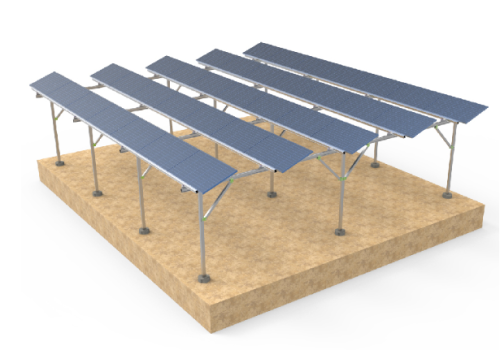 PV Farmland Mounting Bracket System